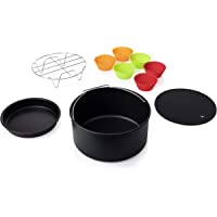 Princess 01.182011.01.001 Accesorios para Freidora Aerofryer – Set de 10 – Aptos para 182020 Y 182021- Negro